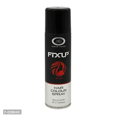 Fashion Colour Fixup Hair Colour Spray I Available in Multi Colour Shades to Set Your Hair I Specially Created for Indian Hair, (150ml) (Fire Red)-thumb0
