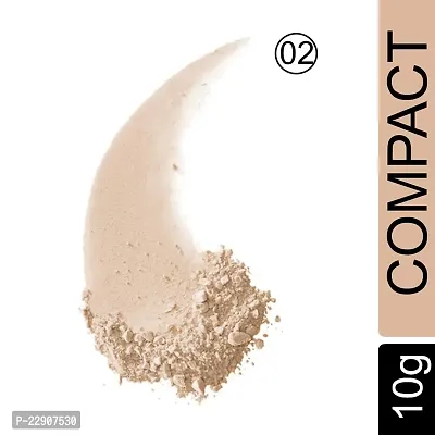 Fashion Colour High Tech Oil Control Compact Powder, 10 g (Shade 02)-thumb2