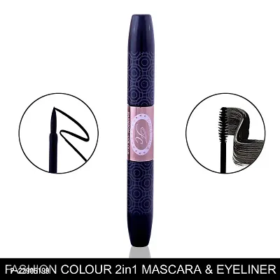 Fashion Colour 2 IN 1 Waterproof MASCARA  EYELINER (5ml)