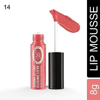 Fashion Colour Silky Smooth Soft Lip Mousse, 5ml (14 Coral Orange)-thumb1