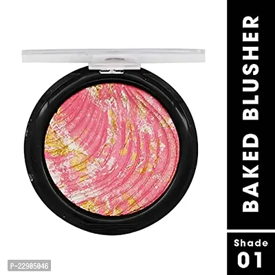 Fashion Colour Baked Blusher (Shade 01)-thumb2