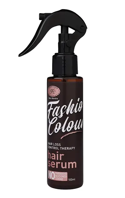 Fashion Colour Hair Serum For Hair Loss Control Therapy, Non Sticky  Non Greasy Hair Serum For Silky  Smooth Hair, Tames Frizzy Hair | Strong, Tangle Free,  Made In India, 100ml