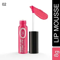 Fashion Colour Silky Smooth Soft Lip Mousse, 5ml (02 Solar Coral)-thumb1