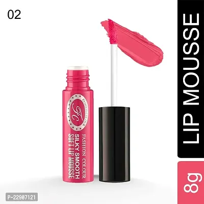 Fashion Colour Silky Smooth Soft Lip Mousse, 5ml (02 Solar Coral)-thumb2