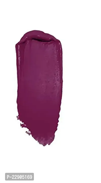 Fashion Colour Non-Transfer Matte Waterproof Lipstick (16 Violet Jam)-thumb3