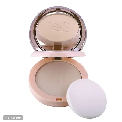 Fashion Colour Nude Makeover 2 IN 1 Face Compact Powder II Oil Control, Nude Makeover, Natural and Flawless (Shade 03)-thumb0