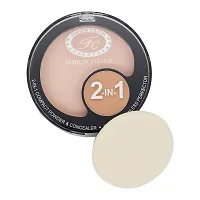 Fashion Colour 2 In 1 Compact Powder and Concealer II Perfect Match, Instant Flawless Perfector (10g+2g) (Shade 02)-thumb2