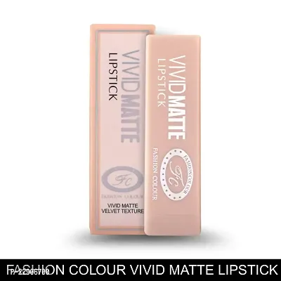 Fashion Colour Velvet Texture Vivid Matte Lipstick, Long Lasting, Smooth and Highly Pigmented Finish With The Smoothing Properties of a Primer (3.8g) (05 Dica Purple)-thumb5