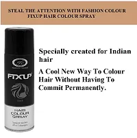 Fashion Colour Fixup Hair Colour Spray I Available in Multi Colour Shades to Set Your Hair I Specially Created for Indian Hair, (150ml) (Black)-thumb2