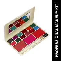 Fashion Colour Professional Makeup Kit,15 Pan Makeup Palette with Glamorous Eyeshadow Shades (Shade 03)-thumb1