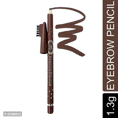 Fashion Colour Glimmerstick for Eyebrow 1.3g | Long Lasting Eyebrow Pencil | Soft Textured Natural Daily Look Eyebrow Makeup. Pack of 2 (Chatain)-thumb2