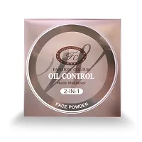Fashion Colour Nude Makeover 2 IN 1 Face Compact Powder II Oil Control, Nude Makeover, Natural and Flawless (Shade 01)-thumb3