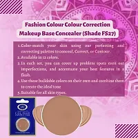 Fashion Colour Colour Correction Natural Makeup Base Concealer - for All Skin Tones, Dermatologically Approved Creamy  Long Lasting (FS27) Natural Finish-thumb2
