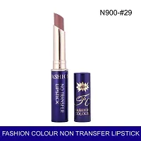 Fashion Colour Non-Transfer Matt Waterproof Lipstick (29 Light Coffee)-thumb1