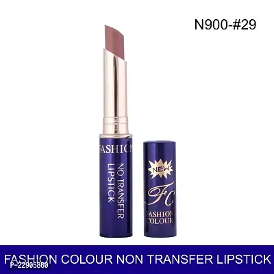 Fashion Colour Non-Transfer Matt Waterproof Lipstick (29 Light Coffee)-thumb2