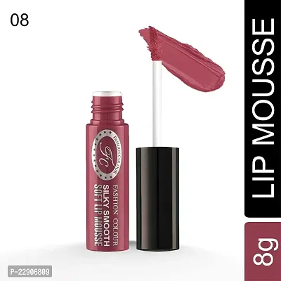 Fashion Colour Silky Smooth Soft Lip Mousse, 5ml (08 Spicy Cherry)-thumb2