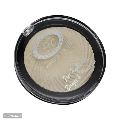 Fashion Colour Face Highlighter Bronzer and Illuminator, Unique Lightweight Formula (Shade 02)-thumb3