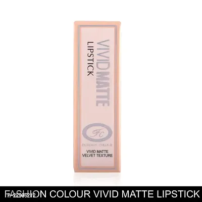 Fashion Colour Velvet Texture Vivid Matte Lipstick, Long Lasting, Smooth and Highly Pigmented Finish With The Smoothing Properties of a Primer (3.8g) (02 Soft Purle)-thumb5