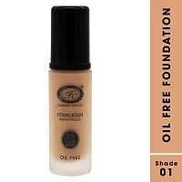 Fashion Colour Cream+Oil Oil Free Waterproof Foundation Natural finish 01 Warm Amber 30 ml-thumb2