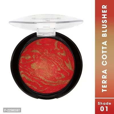 Fashion Colour Waterproof Tera Cotta Blusher, 16g (Shade 01)-thumb3