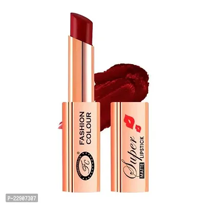 Fashion Colour Waterproof and Long Wearing Premium Super Matte Lipstick, For Glamorous Look, 4g (Shade 03 (Sinful Brown))