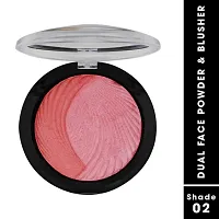 Fashion Colour Dual Face Powder and Blusher (Shade 02)-thumb1