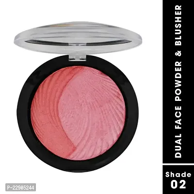 Fashion Colour Dual Face Powder and Blusher (Shade 02)-thumb2