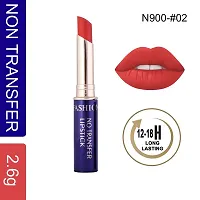 Fashion Colour Non-Transfer Matt Waterproof Lipstick (02 Orange)-thumb2