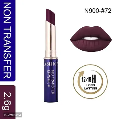 Fashion Colour Non-Transfer Matte Waterproof Lipstick (72 Masquerade)-thumb2