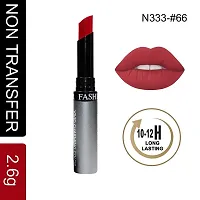 Fashion Colour Lipstick Shade 66 Date Red (Matte)-thumb1