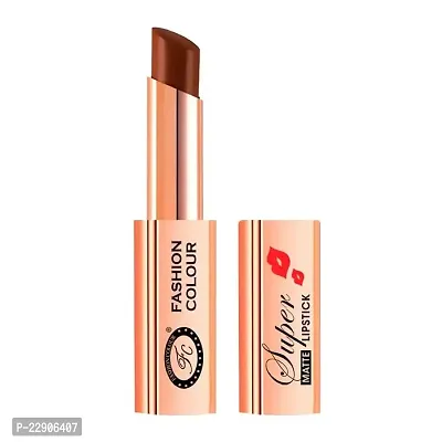 Fashion Colour Waterproof and Long Wearing Premium Super Matte Lipstick, For Glamorous Look, 4g (Shade 05 (Bold Madness))-thumb2