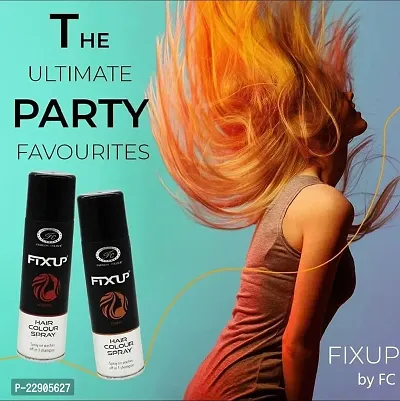 Fashion Colour Fixup Hair Colour Spray I Available in 8 Colour Shades to Set Your Hair I Specially Created for Indian Hair, (150ml) (Green)-thumb4