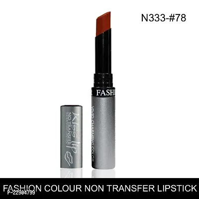 Fashion Colour Lipstick Shade 78 Chestnut Brown (Matte)-thumb3