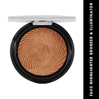 Fashion Colour Face Highlighter Bronzer and Illuminator, Unique Lightweight Formula (Shade 06)-thumb1