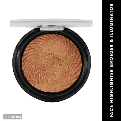 Fashion Colour Face Highlighter Bronzer and Illuminator, Unique Lightweight Formula (Shade 06)-thumb2