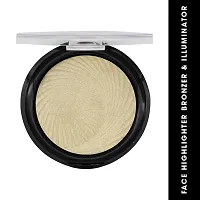 Fashion Colour Face Highlighter Bronzer and Illuminator, Unique Lightweight Formula (Shade 02)-thumb1