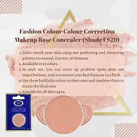 Fashion Colour Colour Correction Natural Makeup Base Concealer - for All Skin Tones, Dermatologically Approved Creamy  Long Lasting (FS29) Natural Finish-thumb3