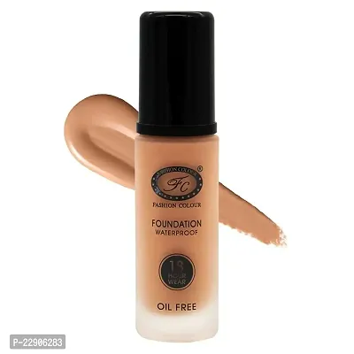 Fashion Colour Cream+Oil Oil Free Waterproof Foundation Natural finish 02 Honny Bisque 30 ml