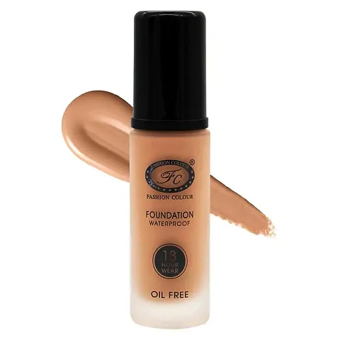 Fashion Colour Oil Free Foundation, Waterproof and 18 Hour Wear 30ml