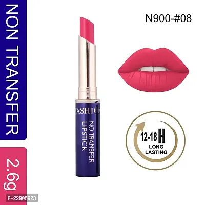 Fashion Colour Non-Transfer Matt Waterproof Lipstick (08 Pink)-thumb2