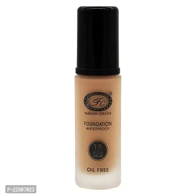 Fashion Colour Cream+Oil Oil Free Waterproof Foundation Natural finish 03 Golden Beige 30 ml-thumb2