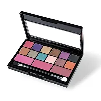 Fashion Colour Professional and Home 2 IN 1 Makeup Kit (FC2322B) With 24 Glamorous Eyeshadow and 3 Blusher (Shade 02)-thumb2