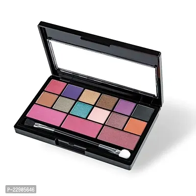 Fashion Colour Professional and Home 2 IN 1 Makeup Kit (FC2322B) With 24 Glamorous Eyeshadow and 3 Blusher (Shade 02)-thumb3