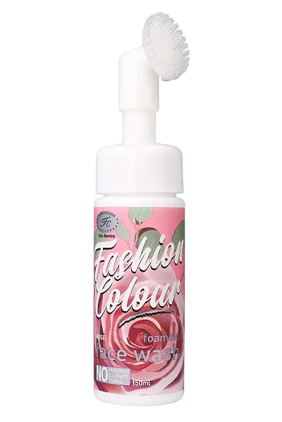 Fashion Colour Skin Mantra Foaming Face Wash With Built in Face Brush For Deep Cleansing and Healthy Skin