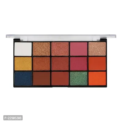 Fashion Colour PRO HD EYESHADOW PALETTE 15 SHADES (Shade 02)