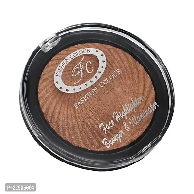 Fashion Colour Face Highlighter Bronzer and Illuminator, Unique Lightweight Formula (Shade 06)-thumb3