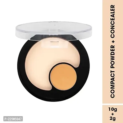 Fashion Colour 2 In 1 Compact Powder and Concealer II Perfect Match, Instant Flawless Perfector (10g+2g) (Shade 02)-thumb2