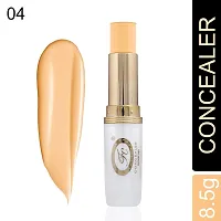 Fashion Colour Light Corrective Concealer Stick Matte Foundation (Shade 004) Matte Finish-thumb1