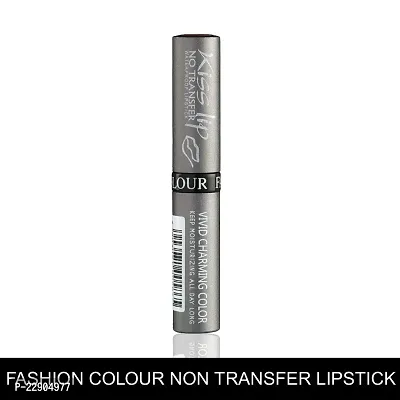 Fashion Colour Kiss Lip No Transfer Matte Lipstick (Shade 71 Soft Red)-thumb4