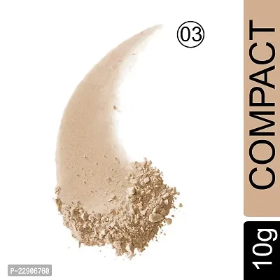 Fashion Colour High Tech Oil Control Compact Powder, 10 g (Shade 03)-thumb2